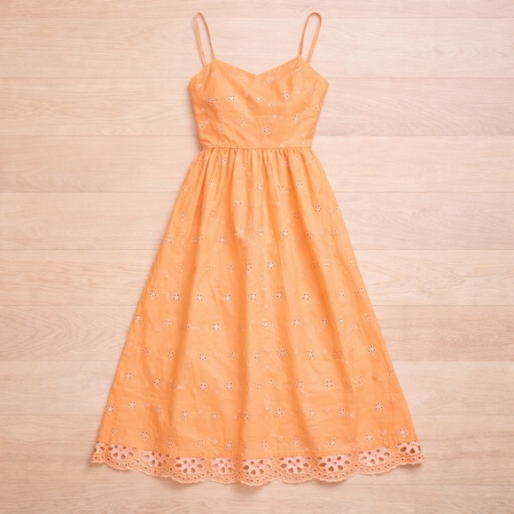 Old Navy Dresses & Skirts - Old Navy Orange Midi Dress
